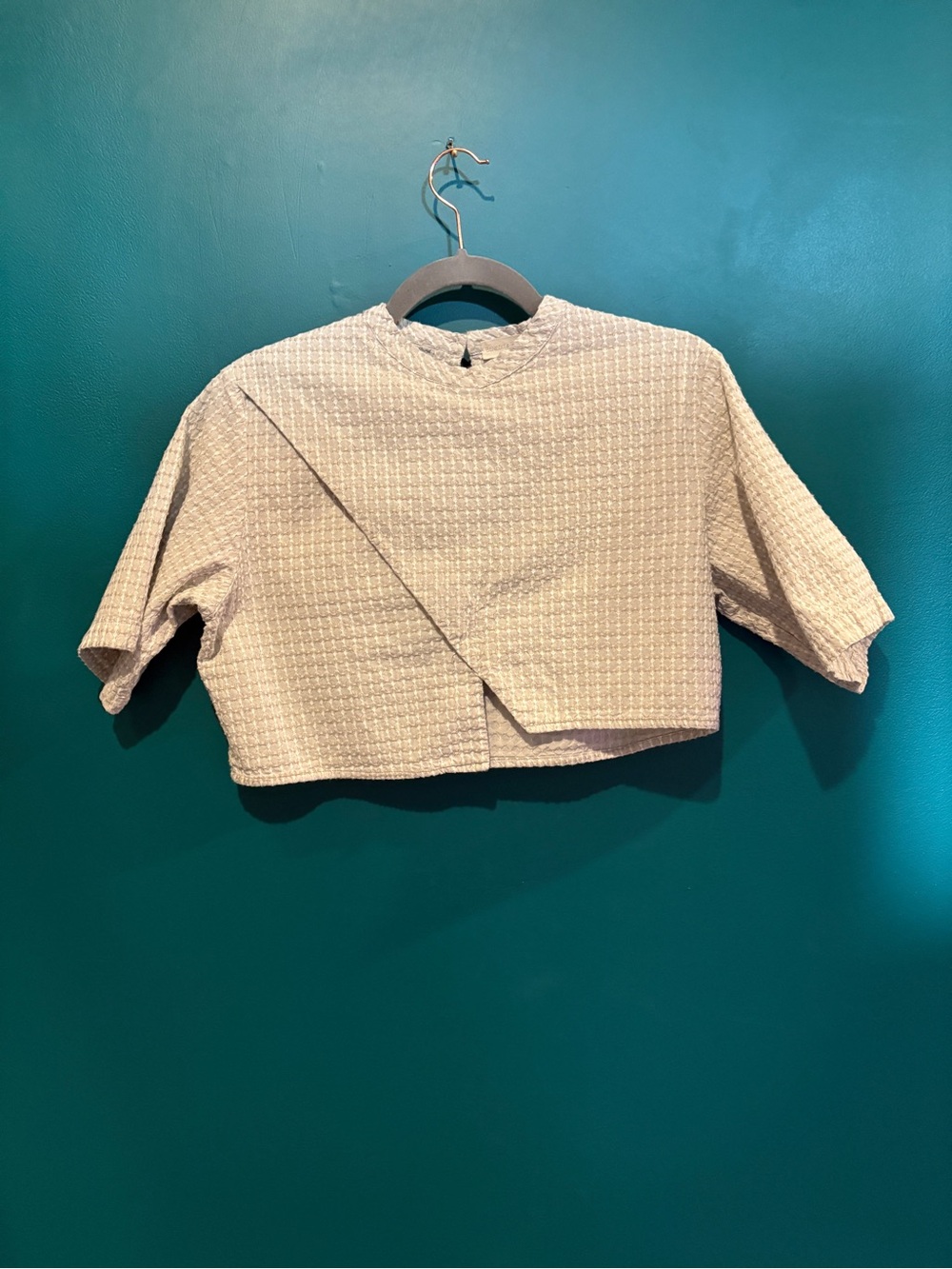 Asymmetric Cotton Crop Top
